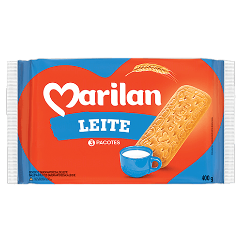 Bisc Doce Marilan 400g-Pc Leite