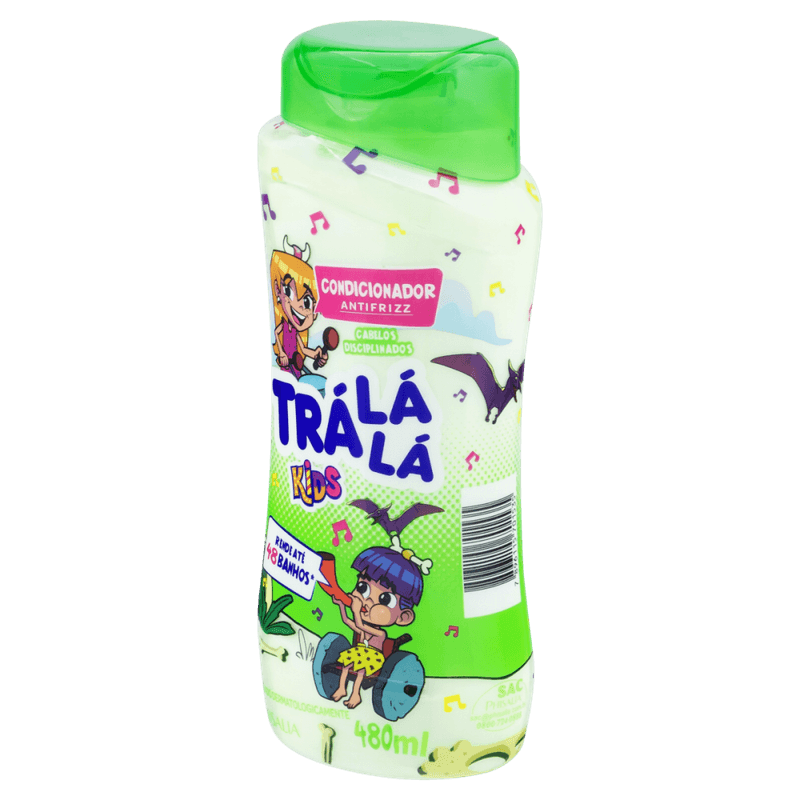 Condicionador-Antifrizz-Tra-La-La-Kids-Cabelos-Disciplinados-Frasco-480ml