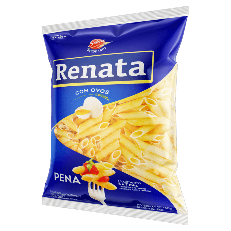 Macarrao-de-Semola-com-Ovos-Pena-Renata-Pacote-500g