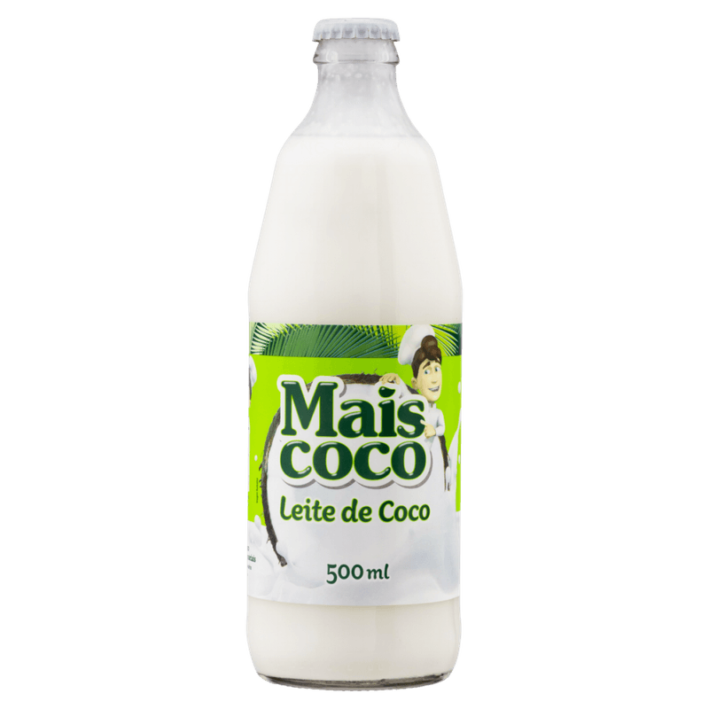 Leite-de-Coco-Pasteurizado-e-Homogeneizado-Mais-Coco-Vidro-500ml