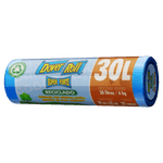 Saco-para-Lixo-Reciclado-30l-Dover-Roll-Super-Forte-20-Unidades