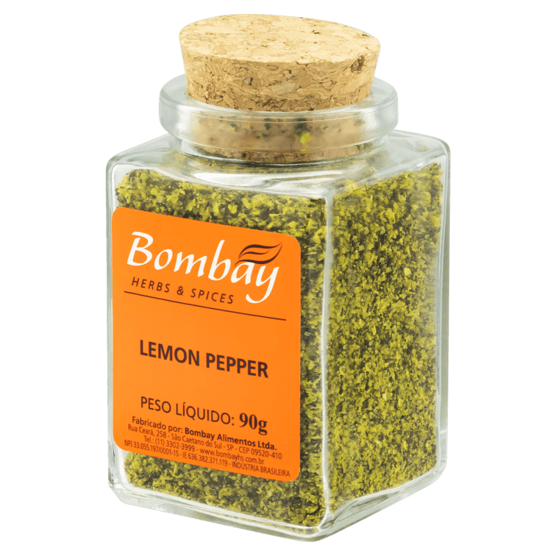 Tempero-Lemon-Pepper-Bombay-Herbs---Spices-Vidro-90g