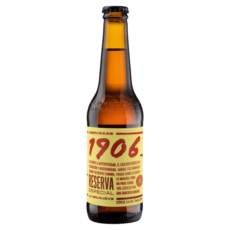 Cerveja-Helles-Bock-Reserva-Especial-La-Milnueve-1906-Garrafa-330ml