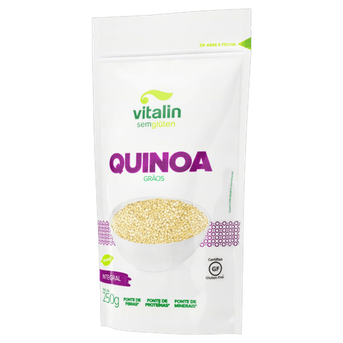 Quinoa em Grãos Integral Vitalin Pouch 250g