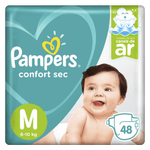 Fralda-Descartavel-Infantil-Pampers-Confort-Sec-M-6-a-10kg-Pacote-48-Unidades