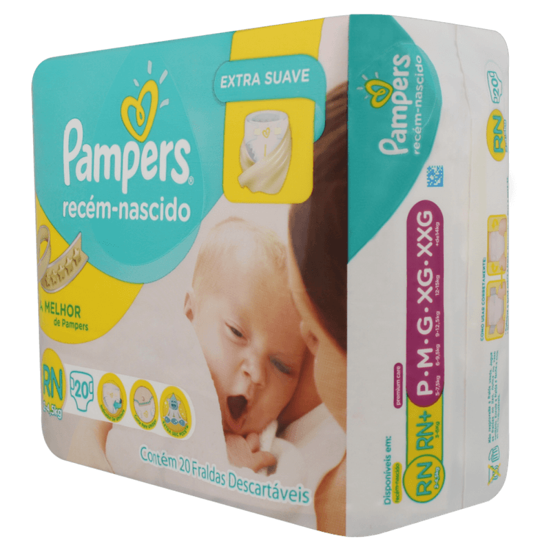 Fralda-Descartavel-Recem-Nascido-Pampers-RN-2-a-45kg-Pacote-20-Unidades