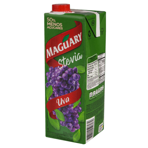 Bebida Adoçada Uva Maguary Stevia Caixa 1l