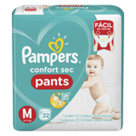 Fralda-Descartavel-Infantil-Pants-Pampers-Confort-Sec-M-6-a-11kg-Pacote-22-Unidades