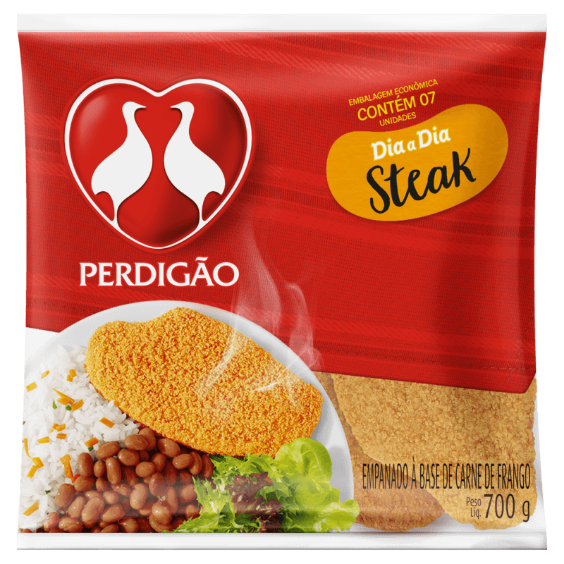 Empanado-a-Base-de-Carne-de-Frango-Steak-Perdigao-Dia-a-Dia-Pacote-700g-7-Unidades-Embalagem-Economica