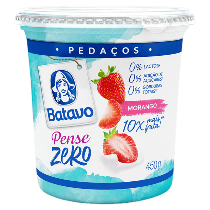 Iogurte-Desnatado-com-Preparado-de-Morango-Zero-Lactose-para-Dietas-com-Restricao-de-Lactose-sem-Adicao-de-Acucar-Batavo-Pense-Zero-Pedacos-Pote-450g