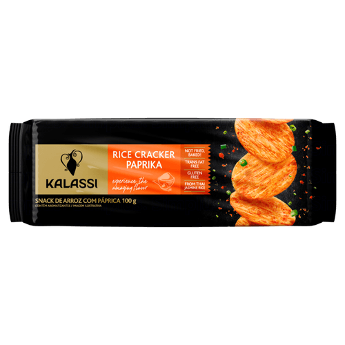 Snack de Arroz com Páprica Kalassi Pacote 100g