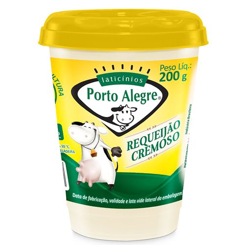 Requeijão Cremoso Porto Alegre Tradicional Pote 200 g