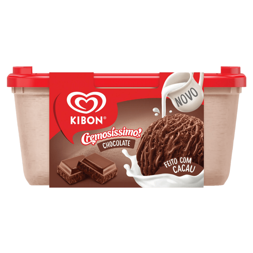 Sorvete Kibon Chocolate Cremosíssimo 1,5l
