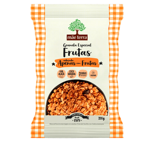 Granola Frutas Mãe Terra Pacote 200g