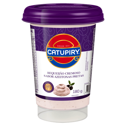 REQUEIJAO CREM CATUPIRY 180G-PT AZEITONA PTA