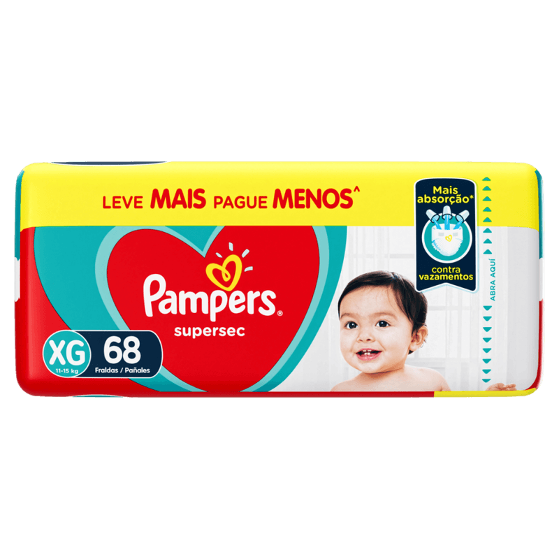 Fralda-Descartavel-Infantil-Pampers-Supersec-XG-11-a-15kg-Pacote-68-Unidades-Leve-Mais-Pague-Menos