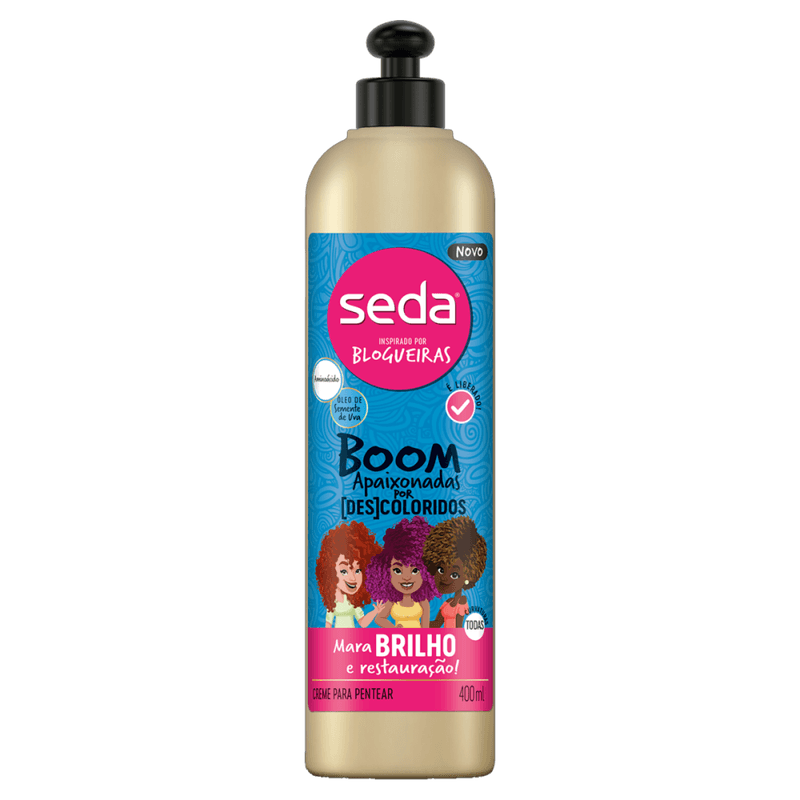 Creme-para-Pentear-Aminoacido-Oleo-de-Semente-de-Uva-Seda-Inspirado-por-Blogueiras-Boom-Apaixonadas-por-Descoloridos-Frasco-400ml