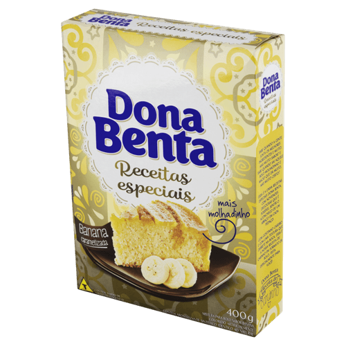 Mistura para Bolo Dona Benta Banana Caramelizada 400g