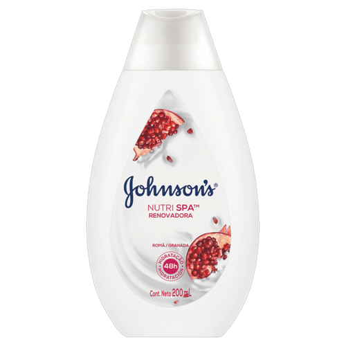 Loção Deo-Hidratante Renovadora Romã Johnson's Nutri Spa Frasco 200ml