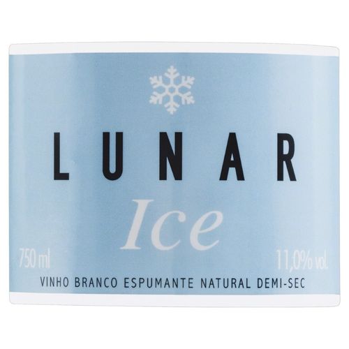 Espumante Brasileiro Branco Demi-Sec Lunar Ice Campo Largo Garrafa 750ml