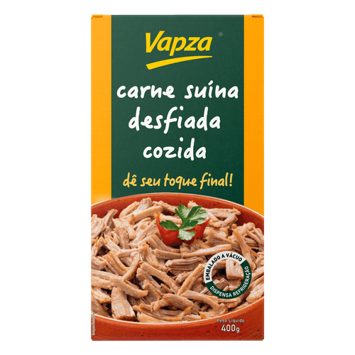 Carne Suína Desfiada Cozida Vapza 400g