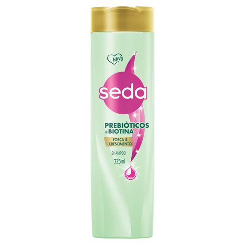 Shampoo Força & Crescimento Seda Prebióticos + Biotina Frasco 325ml