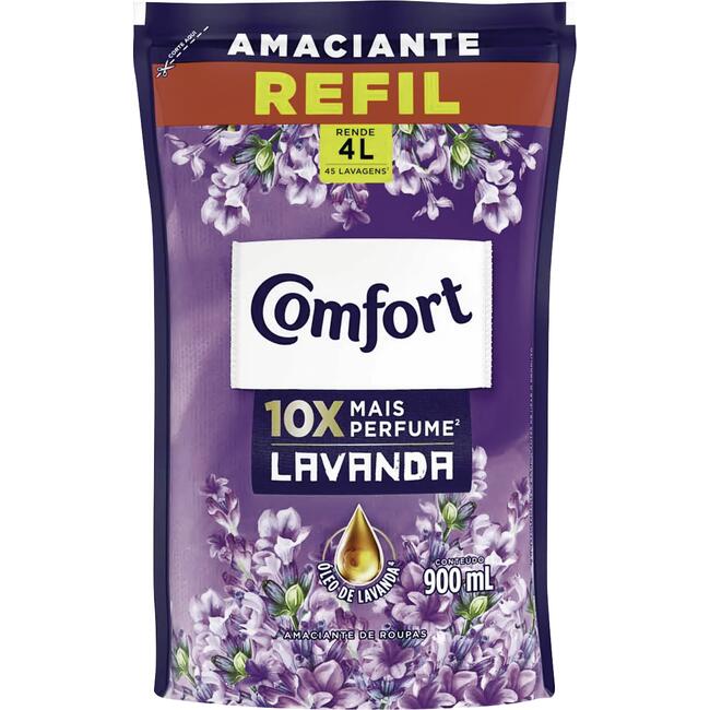 Amaciante-de-Roupa-com-Oleo-de-Lavanda-Comfort-Sache-900ml-Refil