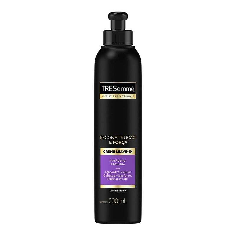 Creme-Leave-In-Colageno-e-Arginina-com-Filtro-UV-Tresemme-Reconstrucao-e-Forca-Frasco-200ml