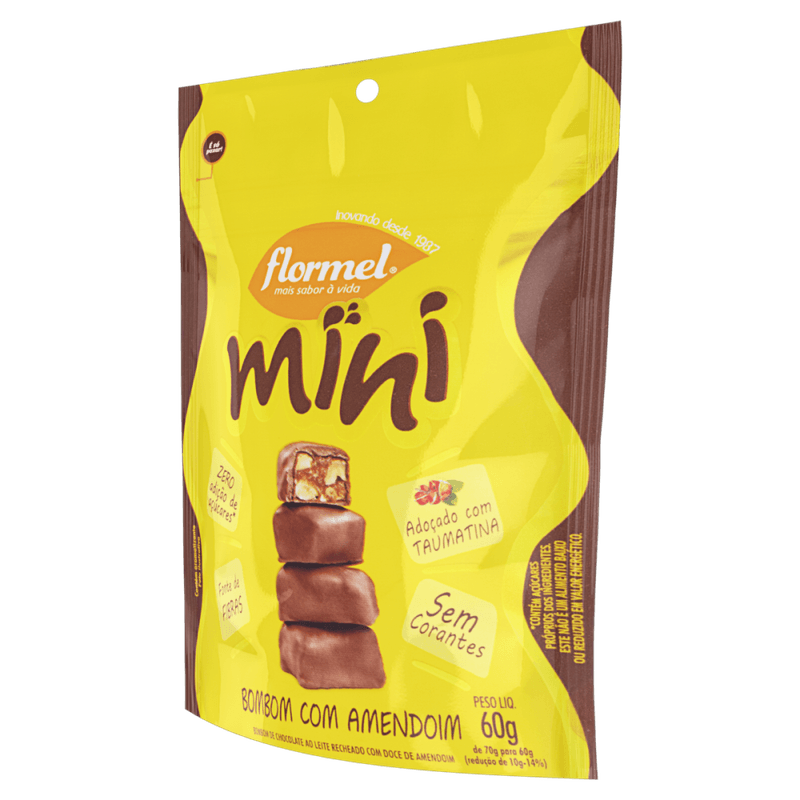 Bombom-Flormel-Mini-Chocolate-Com-Amendoim-Zero-Acucar-60g