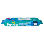 Lenco-Umedecido-Baby-Shark-Pampers-Sempre-Limpo-Pacote-48-Unidades