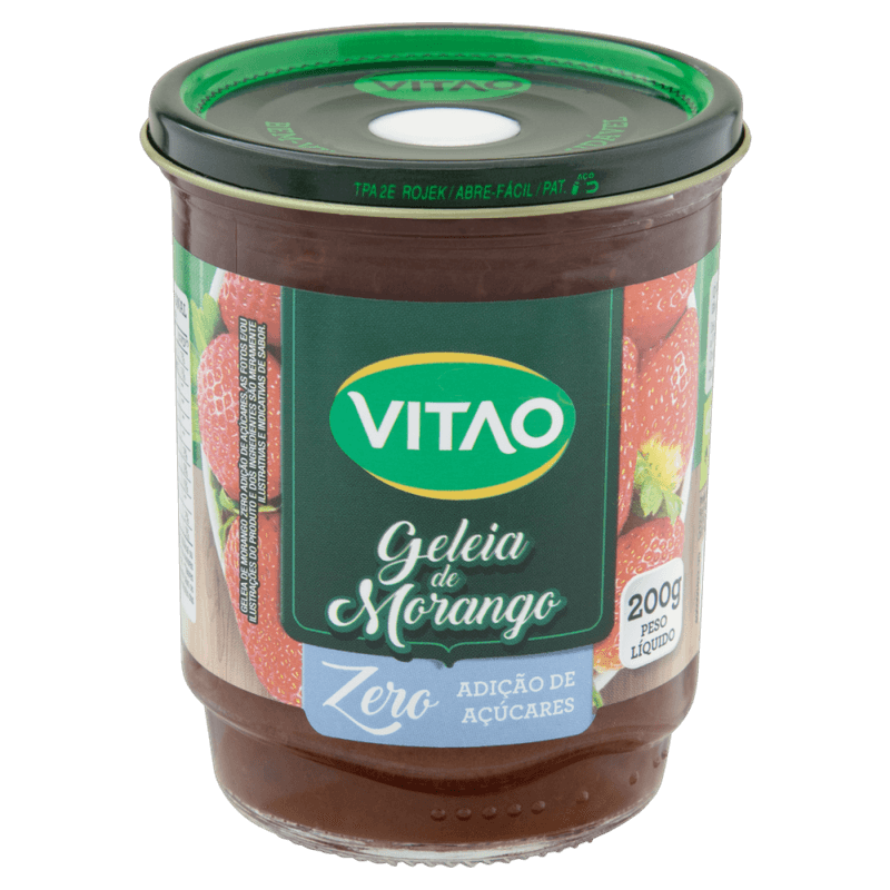 Geleia-Morango-sem-Adicao-de-Acucar-Vitao-Vidro-200g