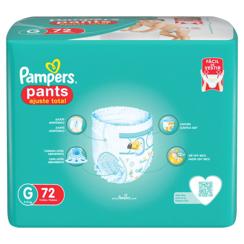 Fralda-Descartavel-Infantil-Pants-Pampers-Ajuste-Total-G-9-a-13kg-Pacote-72-Unidades