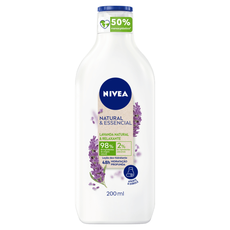 Locao-Deo-Hidratante-Lavanda-Natural---Relaxante-Nivea-Natural---Essencial-Frasco-200ml