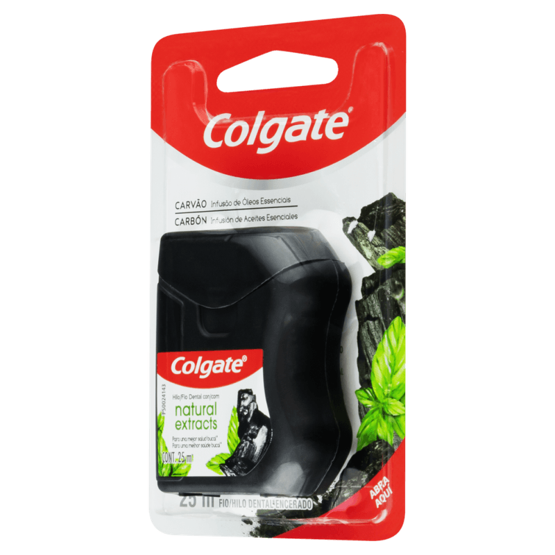 Fio-Denta-Carvao-Colgate-Natural-Extracts-25m