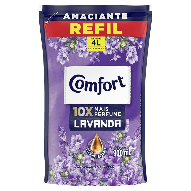 Amaciante-de-Roupa-com-Oleo-de-Lavanda-Comfort-Sache-900ml-Refil