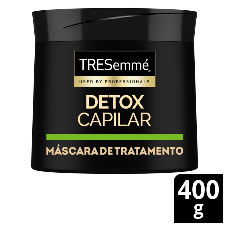 Mascara-de-Tratamento-Profissional-Matcha-e-Extrato-de-Gengibre-Tresemme-Detox-Capilar-Pote-400g