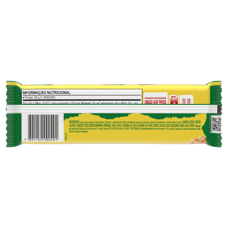 Picole-Abacaxi-Kibon-Fruttare-Pacote-59g-Edicao-Limitada