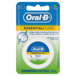 Fio-Dental-Encerado-Menta-Oral-B-Essential-Floss-25m