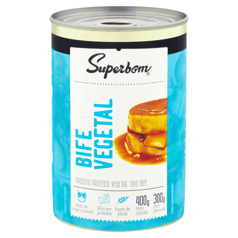 Bife-Proteico-Vegetal-Superbom-Lata-Peso-Liquido-400g-Peso-Drenado-300g