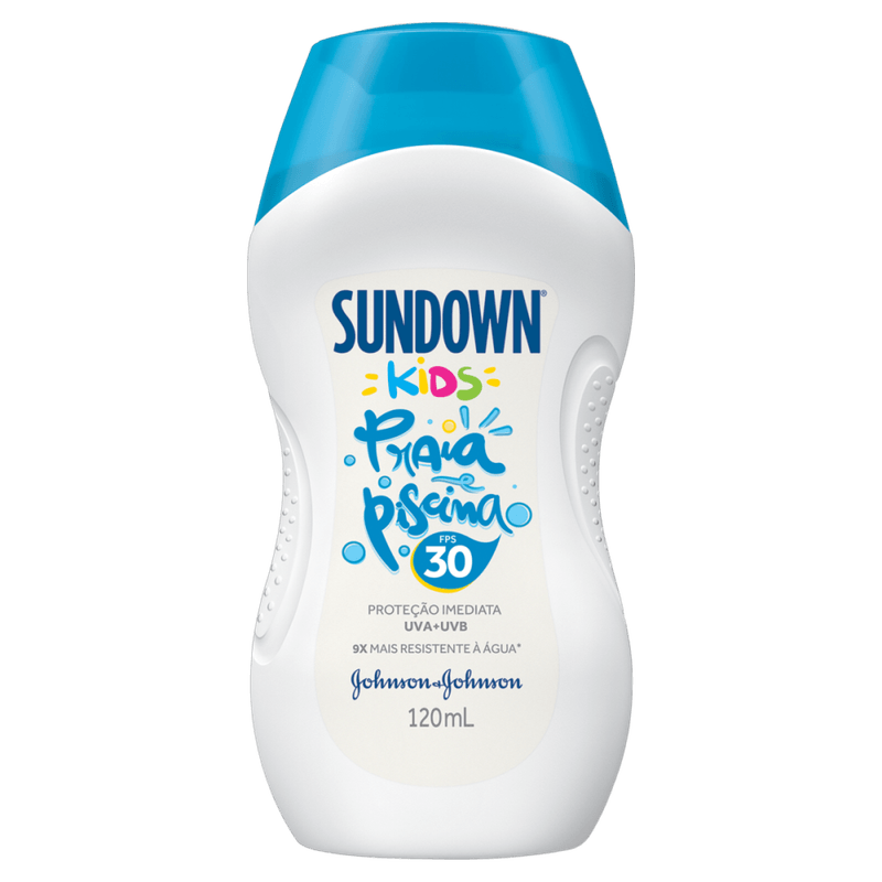 Protetor-Solar-Infantil-FPS-30-Sundown-Praia-e-Piscina-Kids-Frasco-120ml