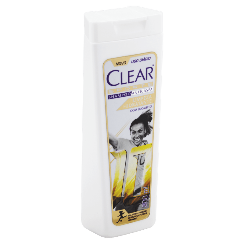 Shampoo-Anticaspa-com-Eucalipto-Clear-Sports-Limpeza-Hidratante-Frasco-200ml