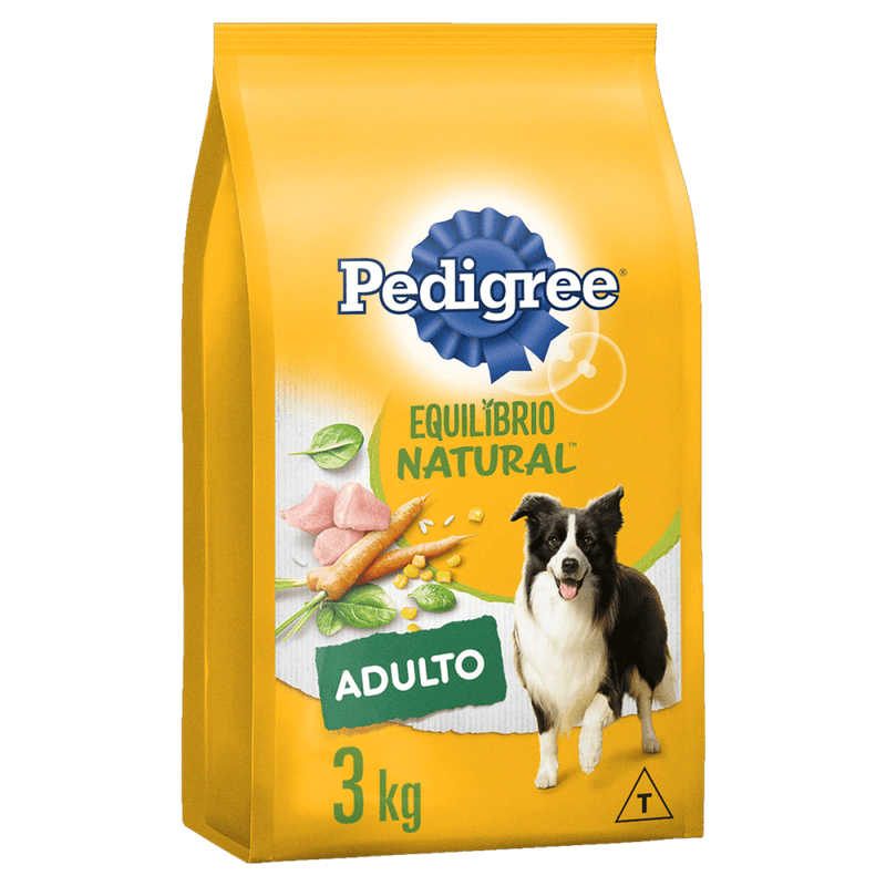 Alimento-Premium-Especial-para-Caes-Adultos-Racas-Medias-e-Grandes-Frango-Pedigree-Equilibrio-Natural-Pacote-3kg