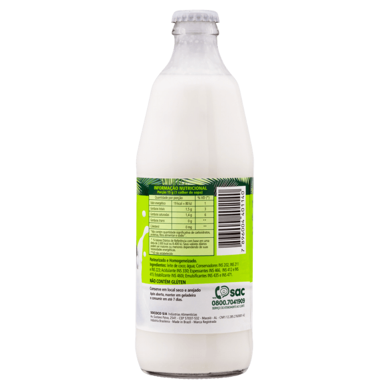 Leite-de-Coco-Pasteurizado-e-Homogeneizado-Mais-Coco-Vidro-500ml