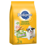 Alimento-Premium-Especial-para-Caes-Filhotes-Frango-Pedigree-Equilibrio-Natural-Pacote-3kg