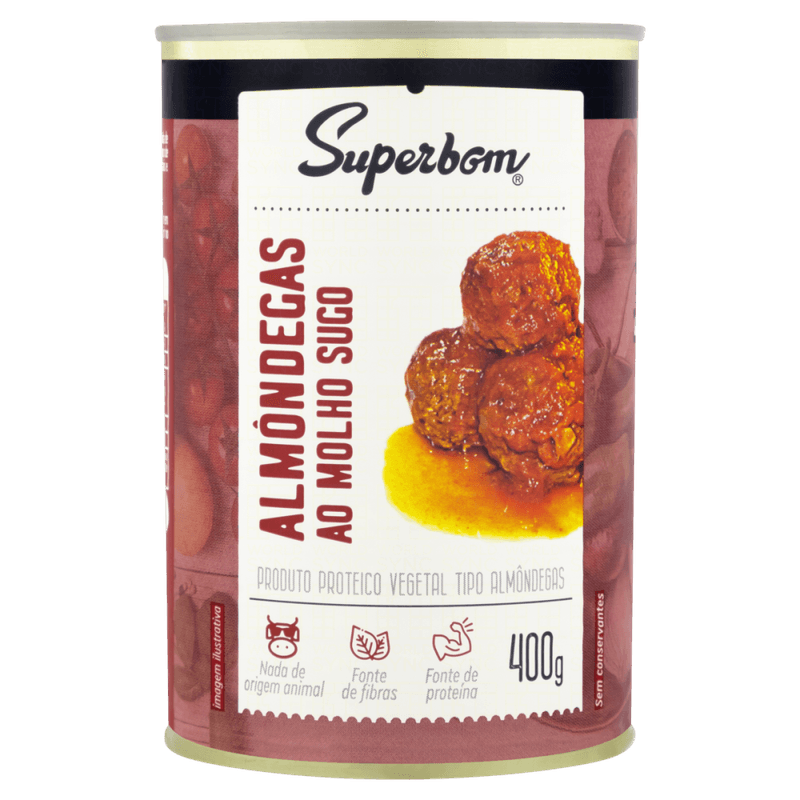 Almondega-Proteica-ao-Molho-Sugo-Vegetal-Superbom-Lata-400g