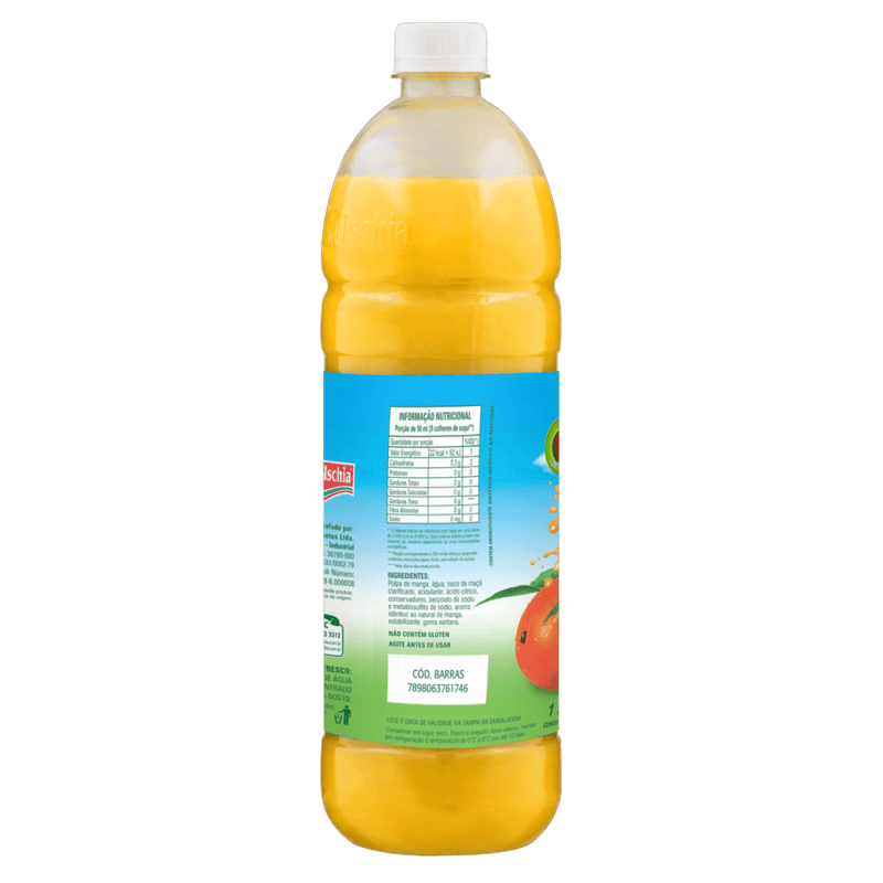 Suco-Concentrado-Liquido-para-Refresco-de-Fruta-Manga-Bela-Ischia-Garrafa-1l