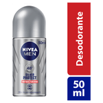 Antitranspirante-Roll-On-Antibacteriano-48h-Nivea-Men-Silver-Protect-50ml