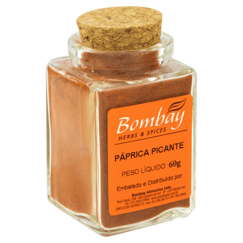 Paprica-Picante-Bombay-Herbs---Spices-Vidro-60g