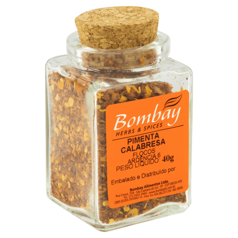 Pimenta-Calabresa-Flocos-Bombay-Herbs---Spices-Vidro-40g