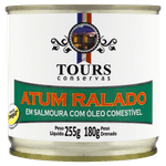 Atum-Ralado-em-Salmoura-e-Oleo-Comestivel-Tours-Conservas-Lata-Peso-Liquido-255g-Peso-Drenado-180g